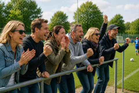 Eltern feuern ihre Kinder beim Vereinsfußball begeistert an – PLAYARA